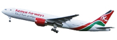 A Kenya Airways Boeing 777